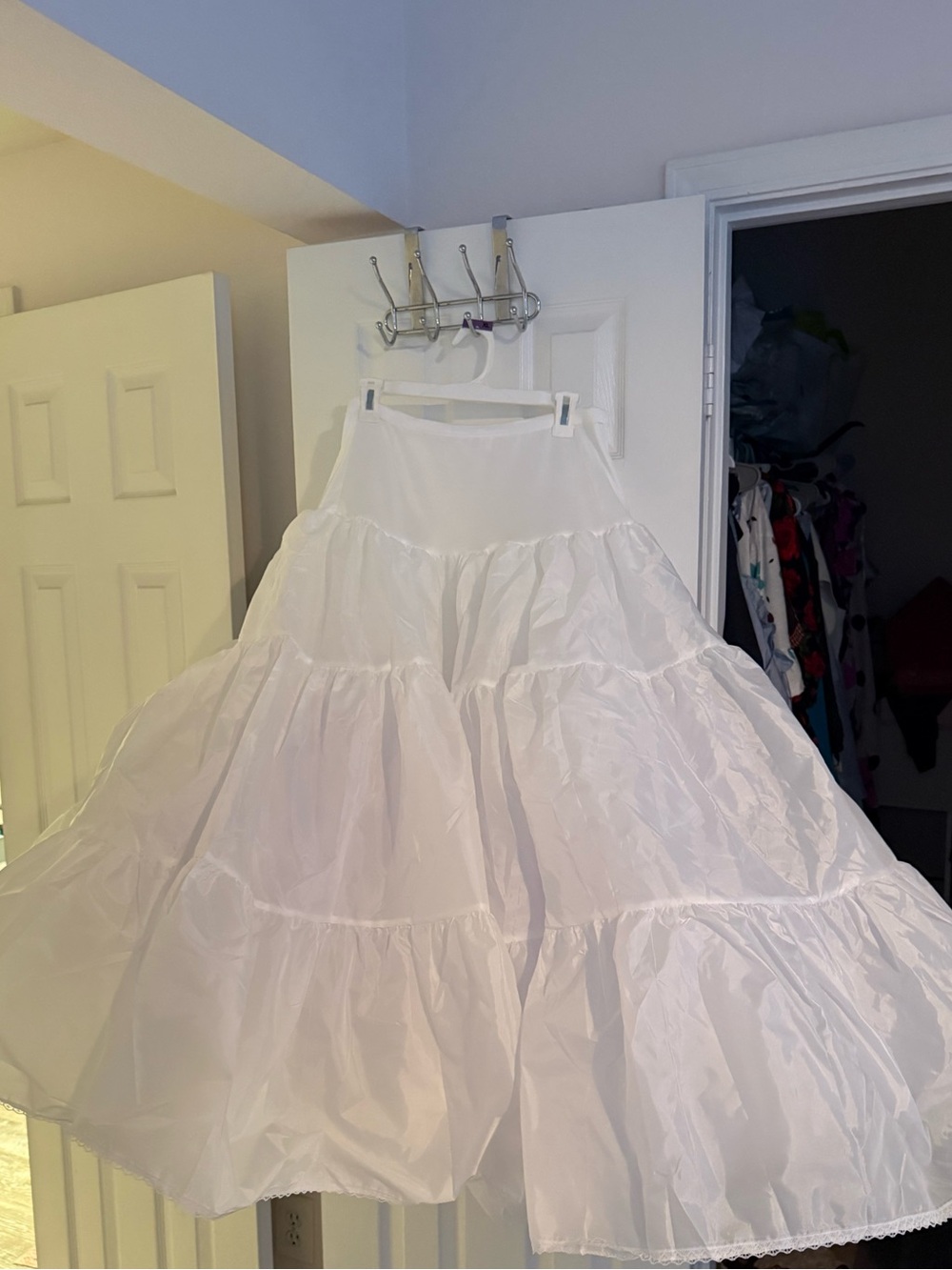 Brand New White Tiered Bridal Petticoat Skirt